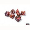 Chessex Mfg Co Llc -  Dice Menagerie 11: Festive Polyhedral Symphony With White 7-Die Set