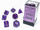 Chessex - Chessex Borealis Polyhedral Royal Purple/Gold Luminary 7-Die Set