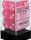 Chessex - Chessex: Frosted Pink/White 16Mm D6 Dice