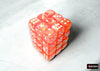 Chessex - Chessex Festive Dahlia/White 12Mm D6 Dice Cube