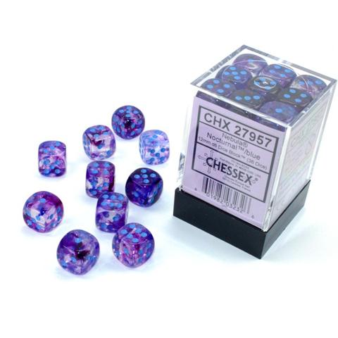 Chessex - Chessex Nebula Nocturnal Blue Luminary 12 Mm Set