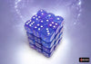 Chessex - Chessex Nebula Aura/White 12Mm D6 Dice Cube