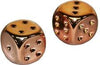 Chessex - Chessex: Copper Metallic 16Mm D6 Dice (Pair)