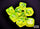 Chessex - Chessex Translucent Neon Yellow/White 7-Die Set With Bonus Die