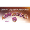 Chessex Mfg Co Llc -  7Ct Lab Dice (Series 9): Luminary Gemini Copperpurple With White