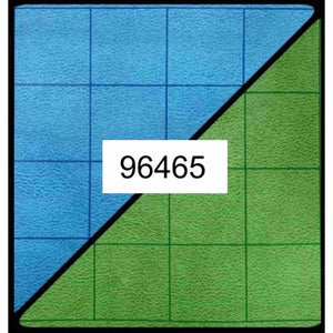 Chessex Mfg Co Llc -  Battlemat Reversible (1-Inch): Blue-Green Squares (23.5 Inches X 26 Inches)
