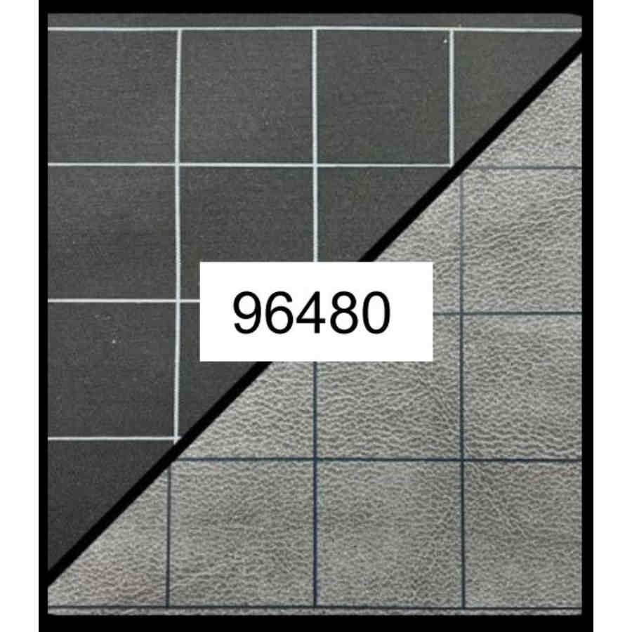 Chessex Mfg Co Llc -  Battlemat Reversible (1-Inch): Black-Grey Squares (23.5 Inches X 26 Inches)