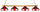 CINCINNATI 4-LIGHT GAME TABLE LIGHT - CIN-480GL