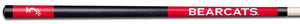 CINCINNATI COLOR ENGRAVED BILLIARD CUE WHITE / RED - CINBCE931