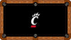 CINCINNATI BILLIARD TABLE FELT - RECREATIONAL BLACK - CINBTF134-8R