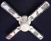 Ceiling Fan Designers 42FAN-NBA-SPUR 42 in. NBA San Antonio Spurs Basketball Ceiling Fan