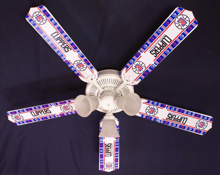 Ceiling Fan Designers 52FAN-NBA-CLIP 52 in. NBA Los Angeles Clippers Basketball Ceiling Fan