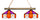 CLEMSON 2-LIGHT GAME TABLE LIGHT - CLM-280GL