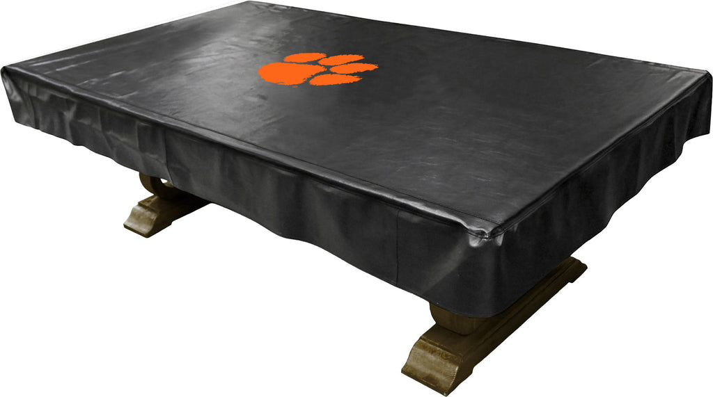 CLEMSON BILLIARD TABLE COVER BLACK - CLMBTC100ST-9