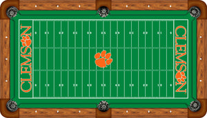 CLEMSON BILLIARD TABLE FELT - RECREATIONAL GRIDIRON - CLMBTF000-8R