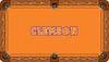 CLEMSON BILLIARD TABLE FELT - RECREATIONAL ORANGE - CLMBTF301-9R