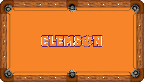 CLEMSON BILLIARD TABLE FELT - RECREATIONAL ORANGE - CLMBTF301-9R