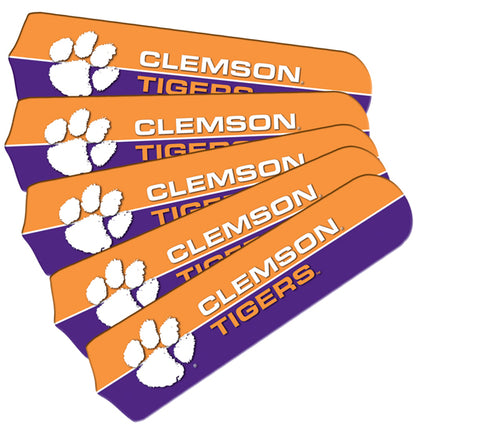 CLEMSON FAN BLADE SET ORANGE/PURPLE - CLMFBL100-42