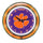 CLEMSON NEON WALL CLOCK - 14'' PURPLE FACE / ORANGE NEON - CLMNWC200-14