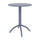 Siesta ISP160-DGR Octopus Round Bistro Table  Dark Gray