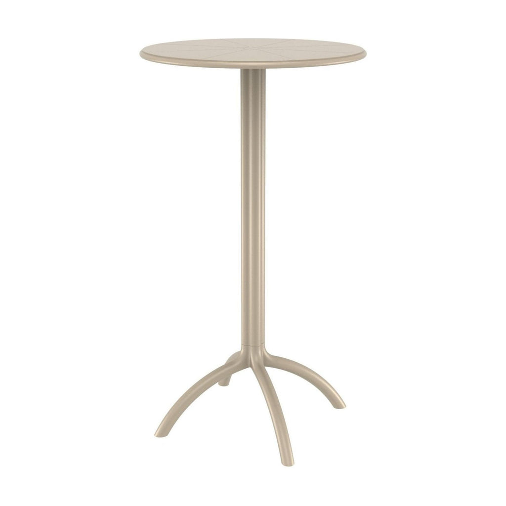 Siesta ISP161-DVR Octopus Round Bar Table  Dove Gray