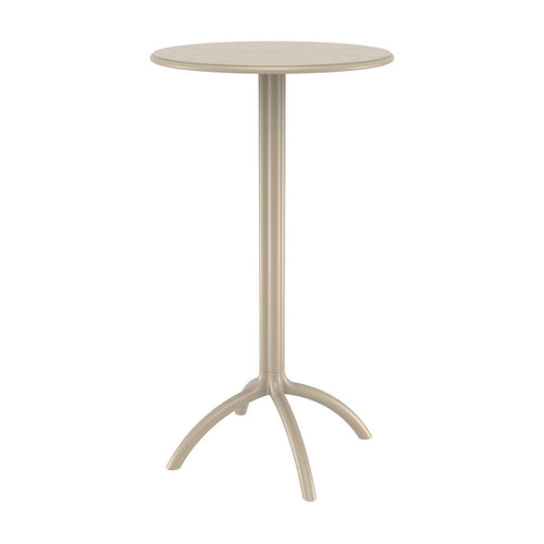 Siesta ISP161-DVR Octopus Round Bar Table  Dove Gray