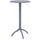 Siesta ISP161-DGR Octopus Round Bar Table  Dark Gray