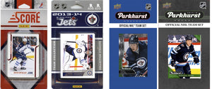 C & I Collectables WJETS417TS NHL Winnipeg Jets 4 Different Licensed Trading Card Team Sets