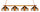 COLORADO 4-LIGHT GAME TABLE LIGHT - COL-480GL