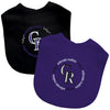 Colorado Rockies Baby Bib 2 Pack - Masterpieces Puzzle Company