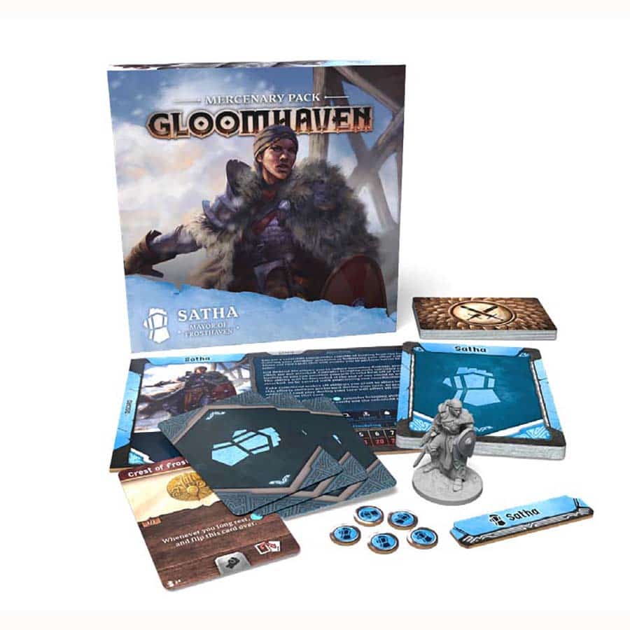 Cephalofair Games -  Gloomhaven: 2025 Mercenary Packs: Satha The Mayor Of Frosthaven