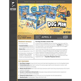 Cryptozoic Entertainment -  Playpaks - 2026 Dog Man Playpaks Series 1 Blaster Box Pre-Order