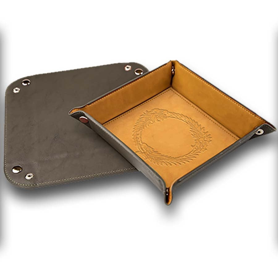 Chip Theory Games -  Bonded Leather Control 'Ur Roll Dice Tray: The Elder Scrolls Pre-Order