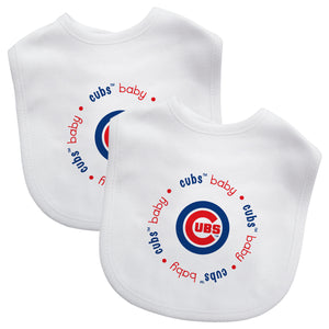 Chicago Cubs Baby Bib 2 Pack - Masterpieces Puzzle Company