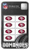 San Francisco 49ers Dominoes - Masterpieces Puzzle Company