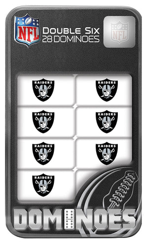 Las Vegas Raiders Dominoes - Masterpieces Puzzle Company