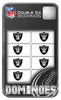 Las Vegas Raiders Dominoes - Masterpieces Puzzle Company