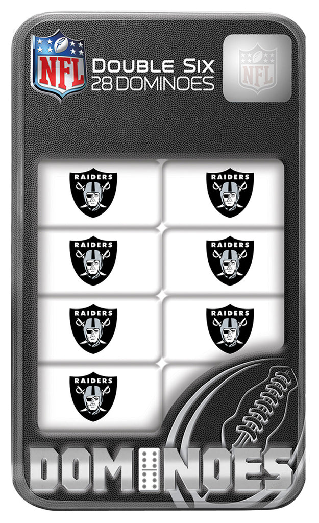 Las Vegas Raiders Dominoes - Masterpieces Puzzle Company