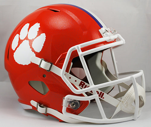 Clemson Tigers Deluxe Replica Speed Helmet - Riddell