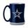 Dallas Cowboys Coffee Mug 14oz Sculpted Relief Team Color - Logo Brands