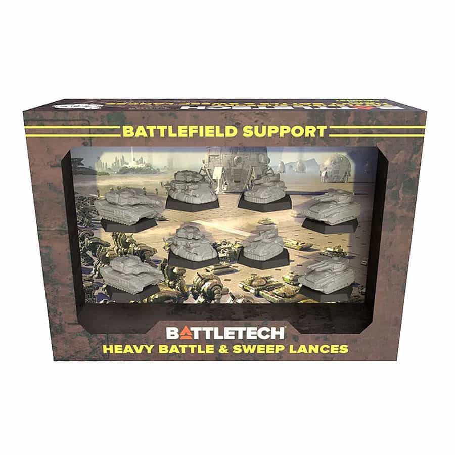 Catalyst Game Labs -  Battletech: Battlefield Support: Heavy Battle And Sweep Lance