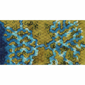 Catalyst Game Labs -  Battletech - Battlemat: Savannah River Delta Map Pack