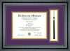 Single Diploma Frame with Tassel for 8.5'' x 11'' Diploma