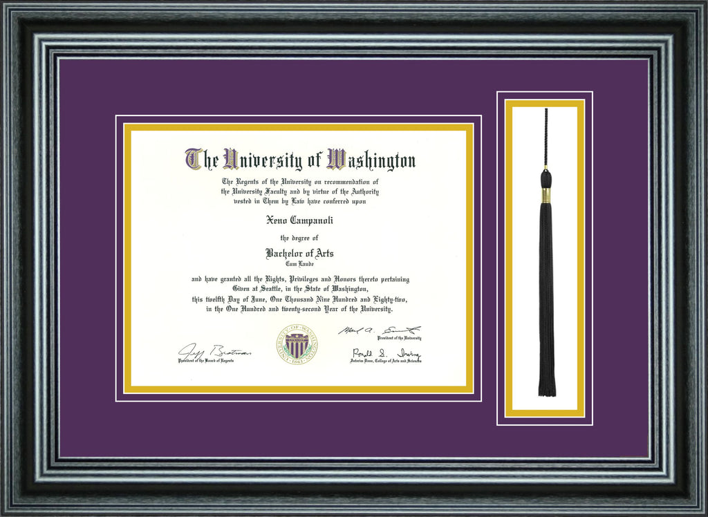 Single Diploma Frame with Tassel for 11x14'' Diploma