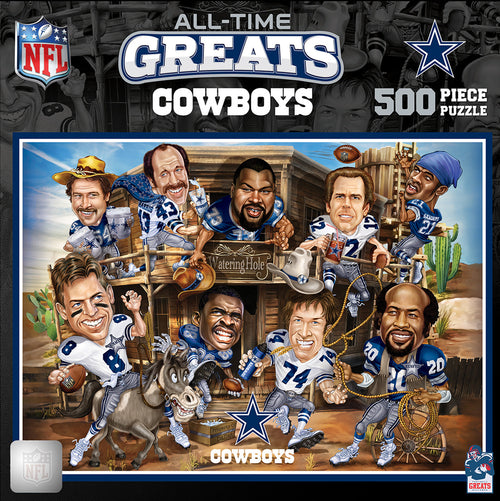 Dallas Cowboys Puzzle 500 Piece All-Time Greats - Masterpieces Puzzle Company