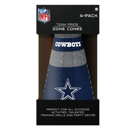 Dallas Cowboys Zone Cones 4 Pack - Sporticulture