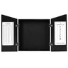 DARTBOARD CABINET-BLACK