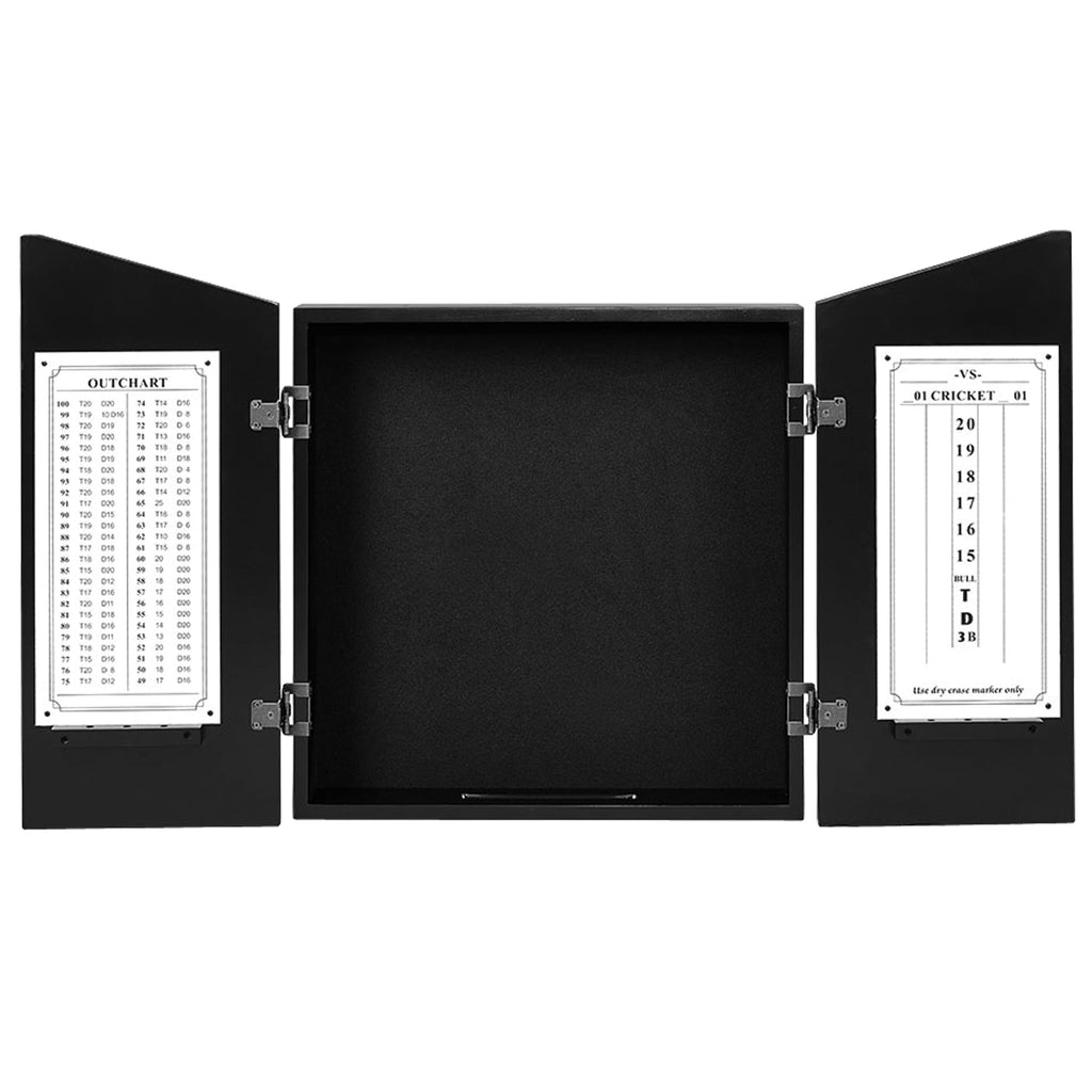 DARTBOARD CABINET-BLACK