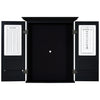 DARTBOARD CABINET SQUARE - BLACK