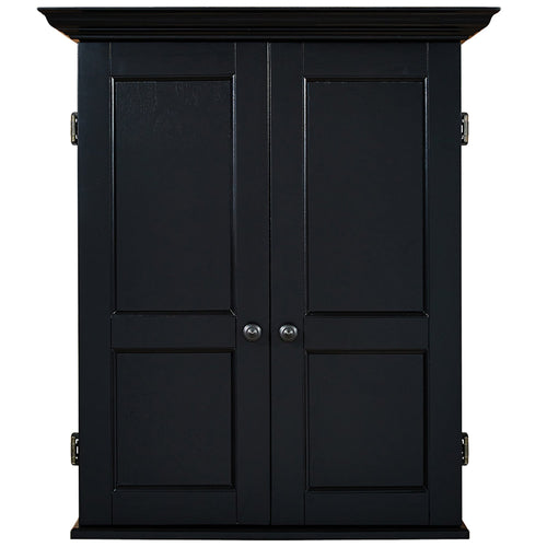 DARTBOARD CABINET SQUARE - BLACK
